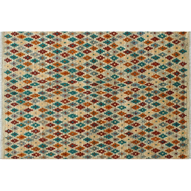Noori Rug Kazak Carrington Area Rug Red/Ivory 2'5 x 9'3 Noori Rug Kazak Carrington Area Rug Red/Ivory 2'5 x 9'3